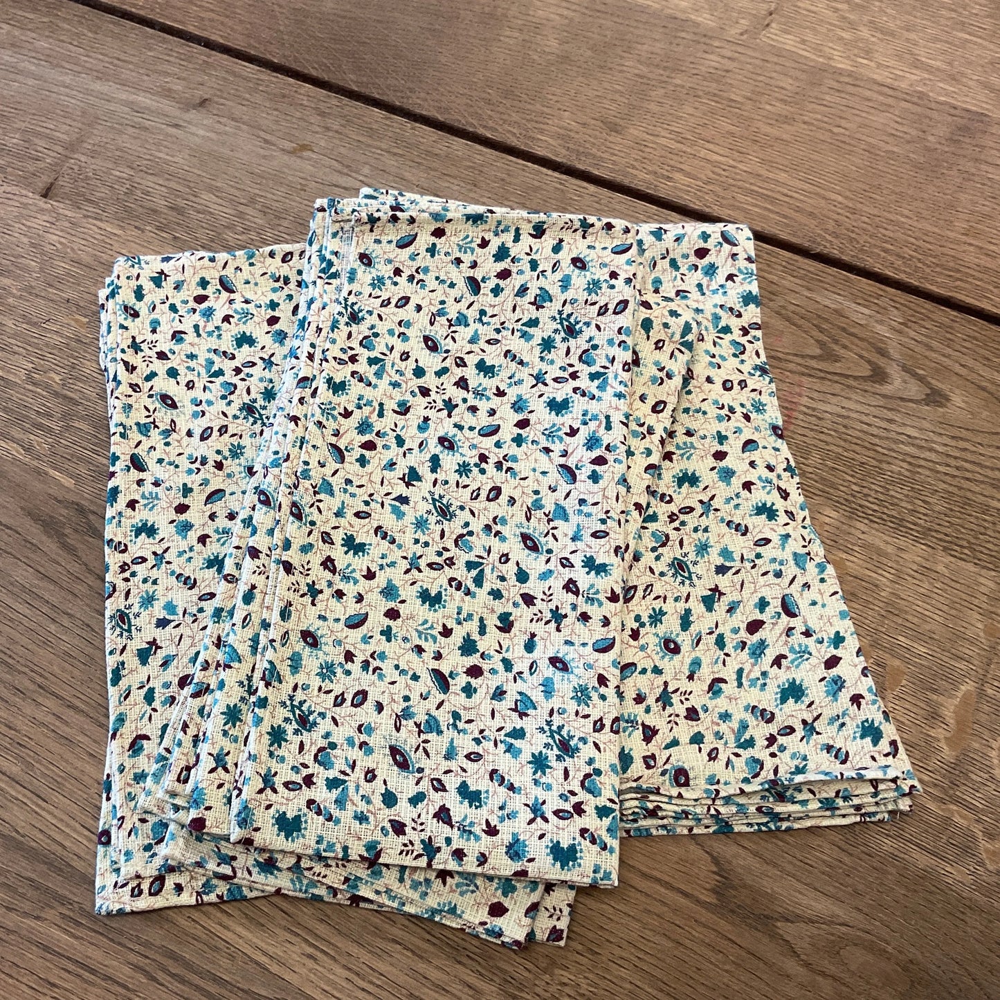 Teal & Fuschia Napkin Set of 6