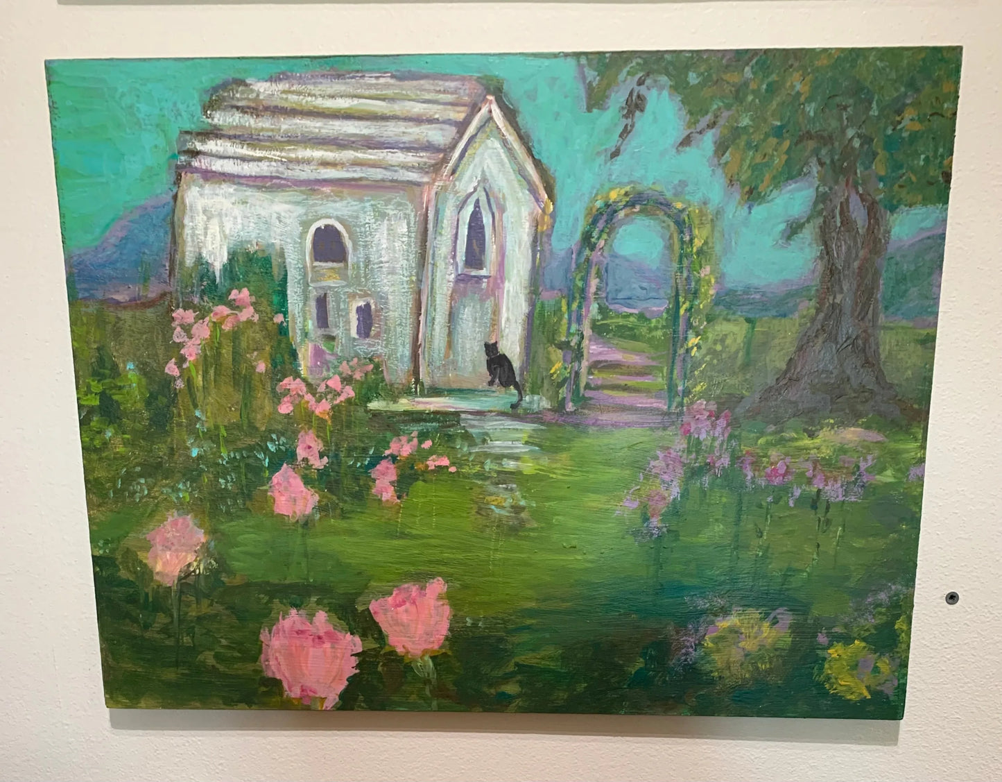 Large Cottage w/ Garden Painting
