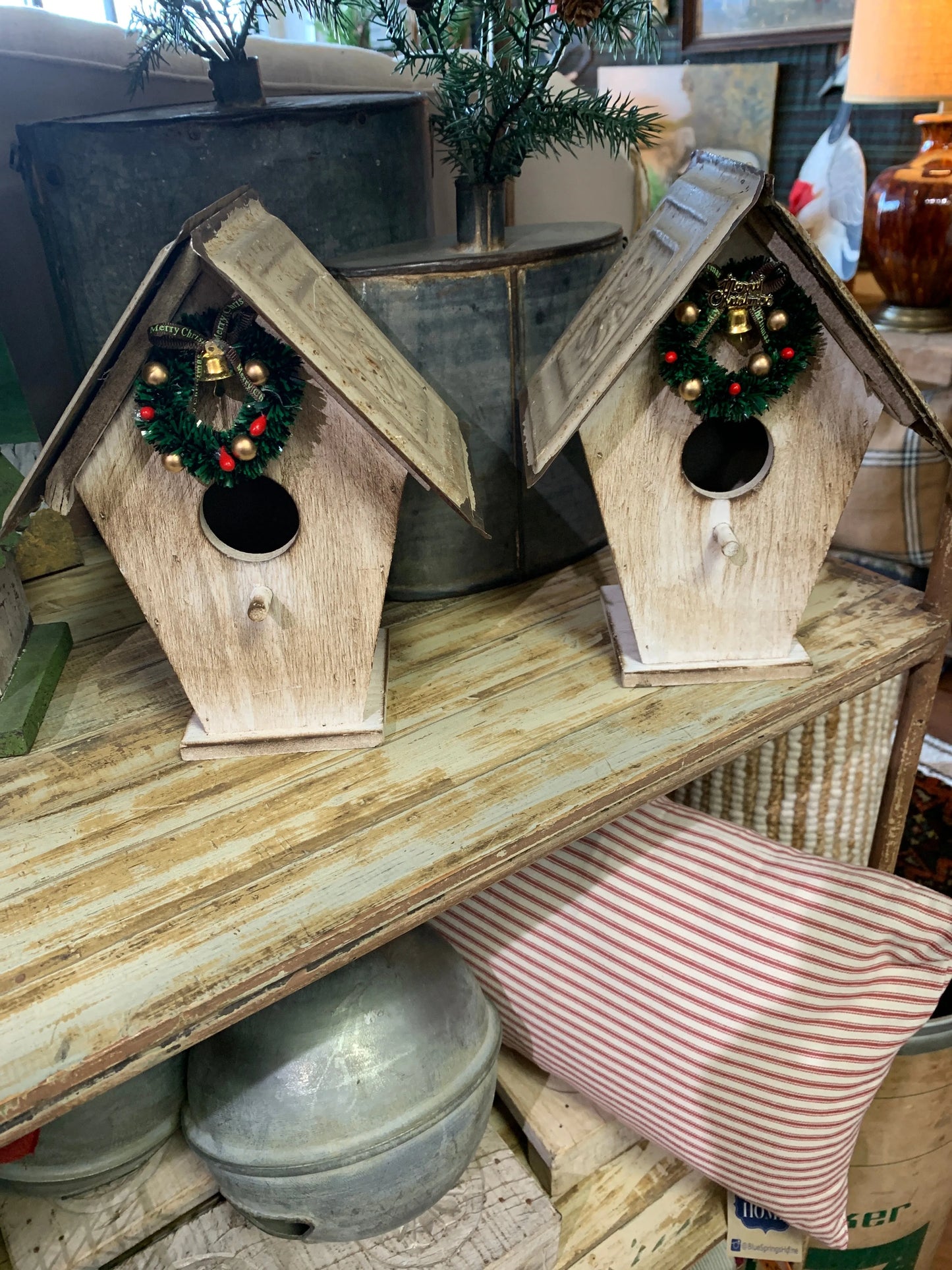 Tin Roof Birdhouse Xmas