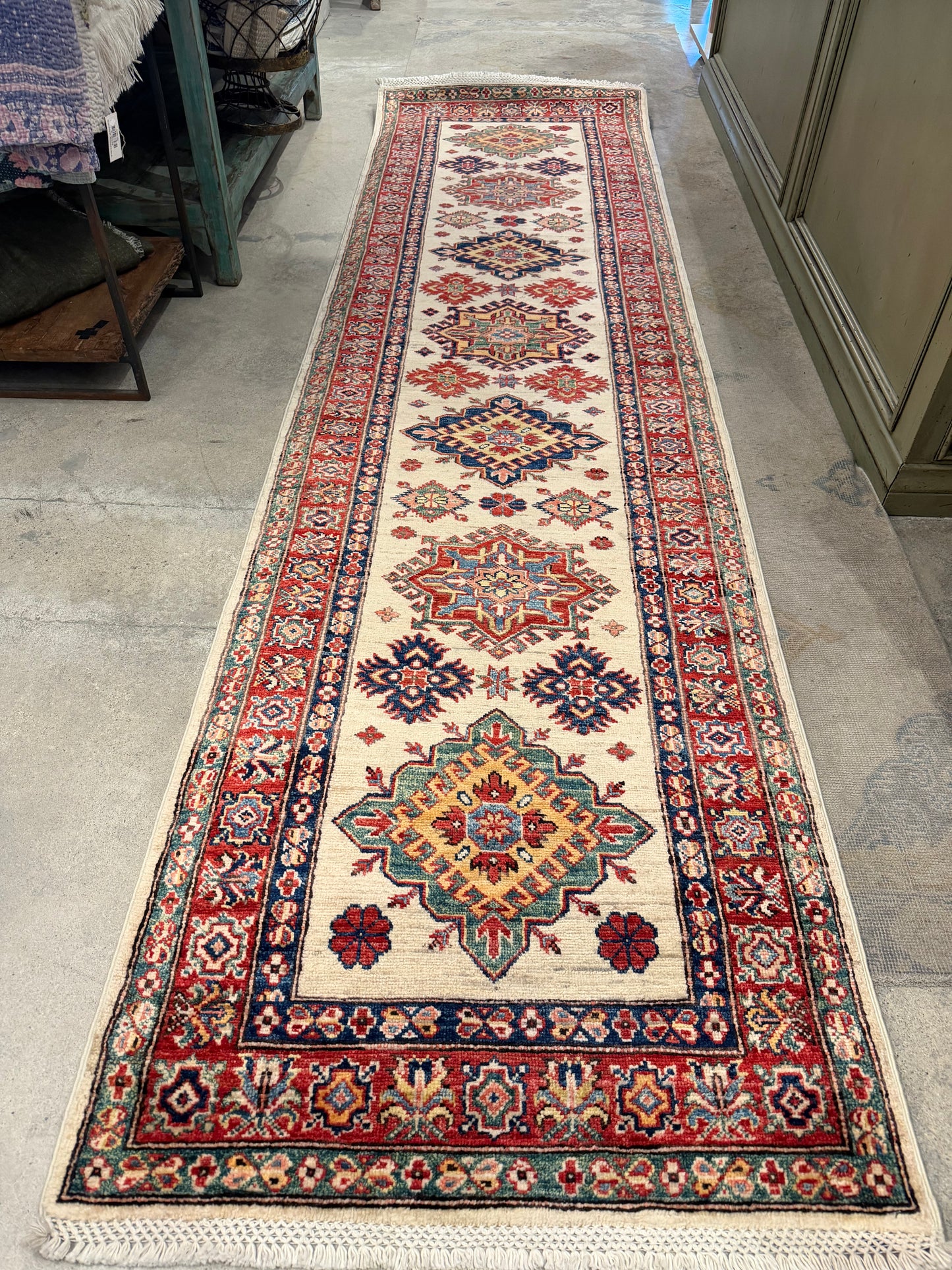 #10 Vtg Turkish Runner 2'7"x9'6"