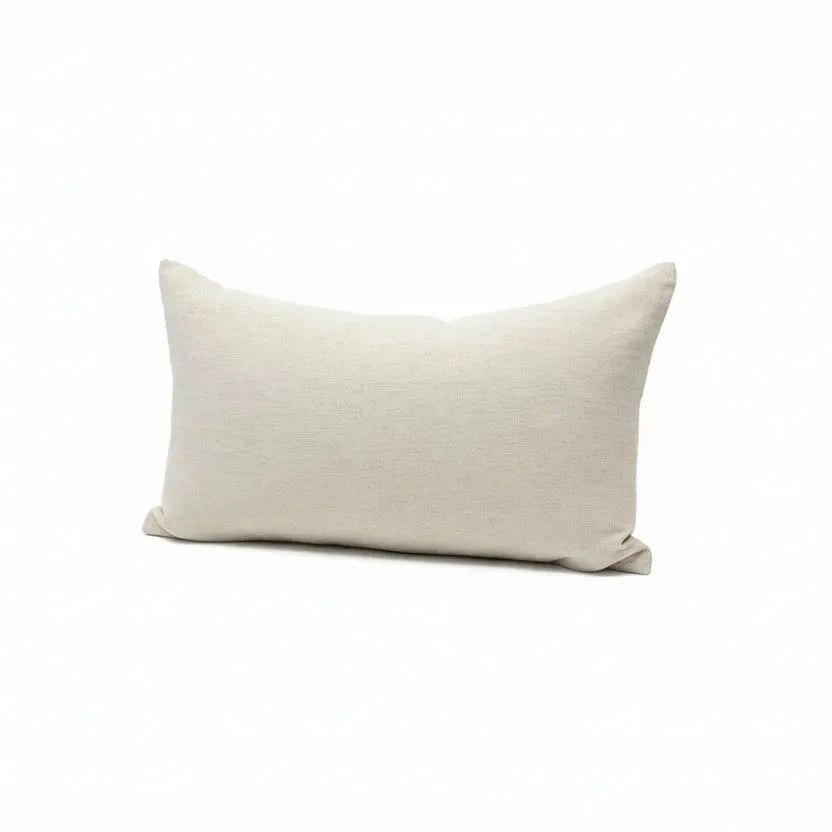 Linen w/ Pink Embroidery - Blue Springs Home