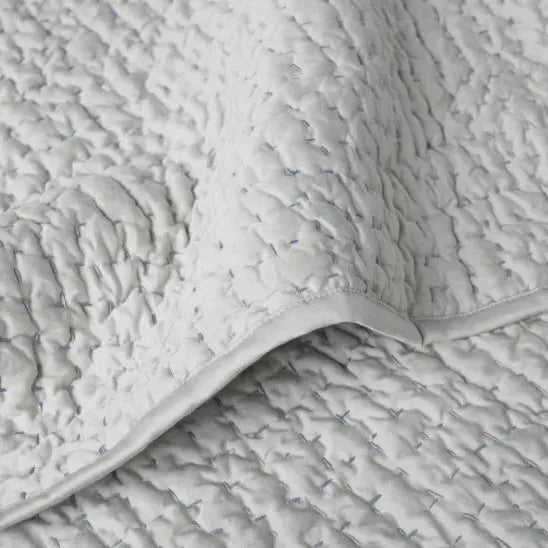 Pebbled Handstitched Toddler Quilt - Blue Springs Home