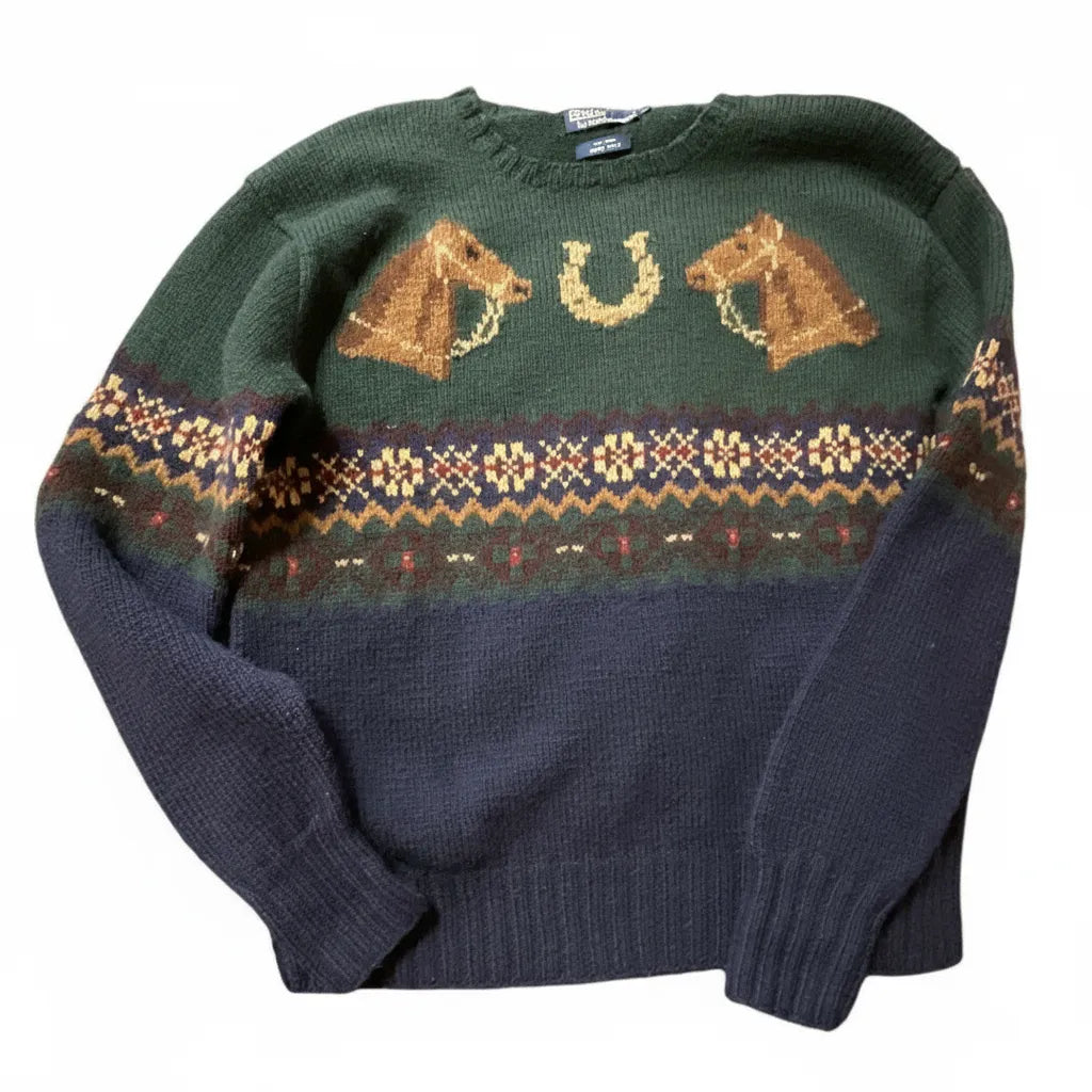 1980's Ralph Lauren Horse Sweater