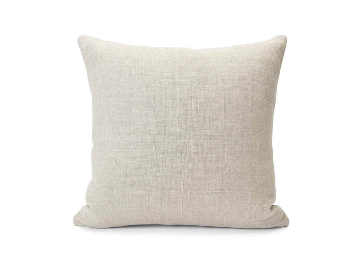 Orange/Pink Stripe Vintage Rug Pillow