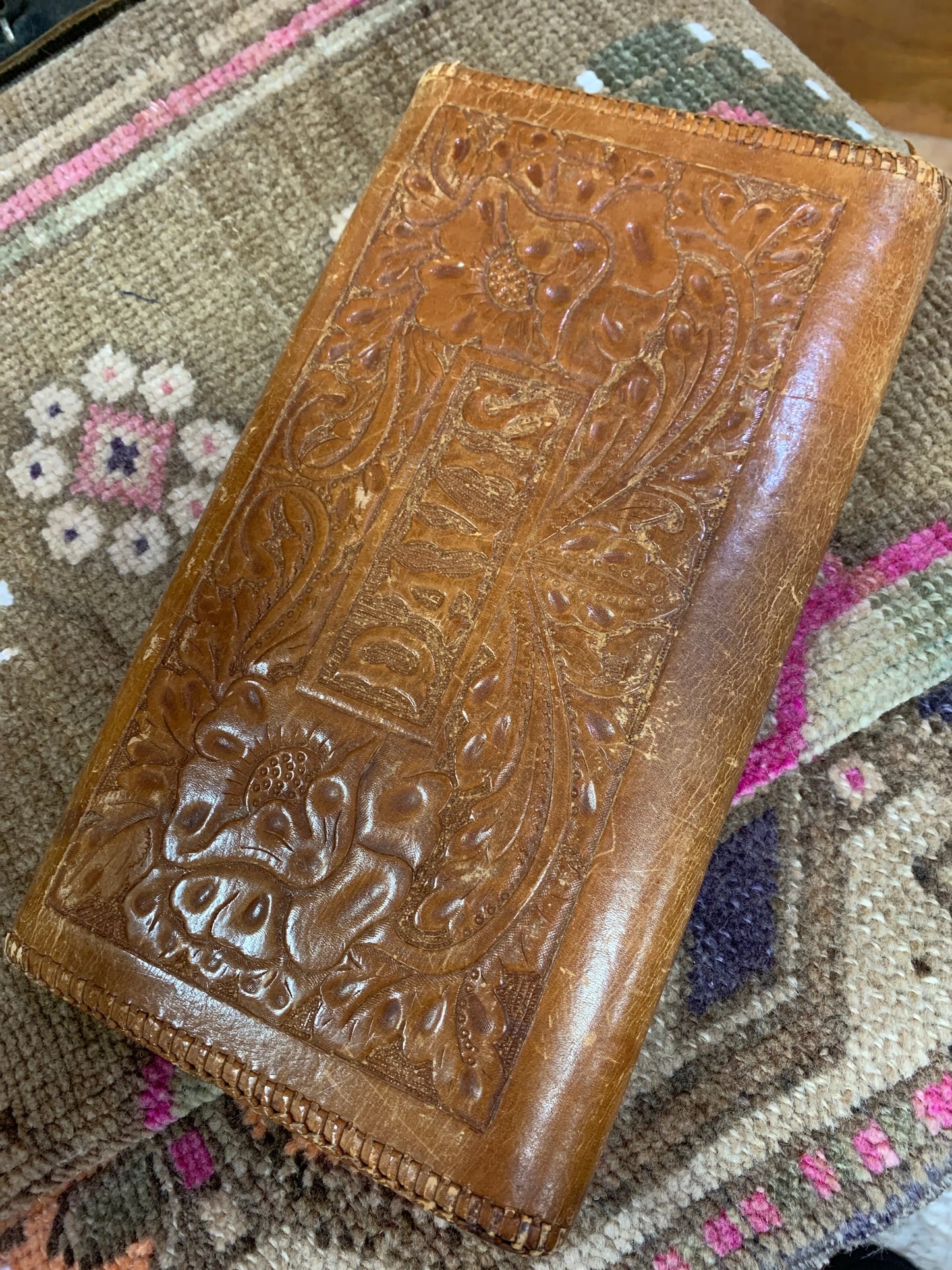 Vintage Leather Clutch