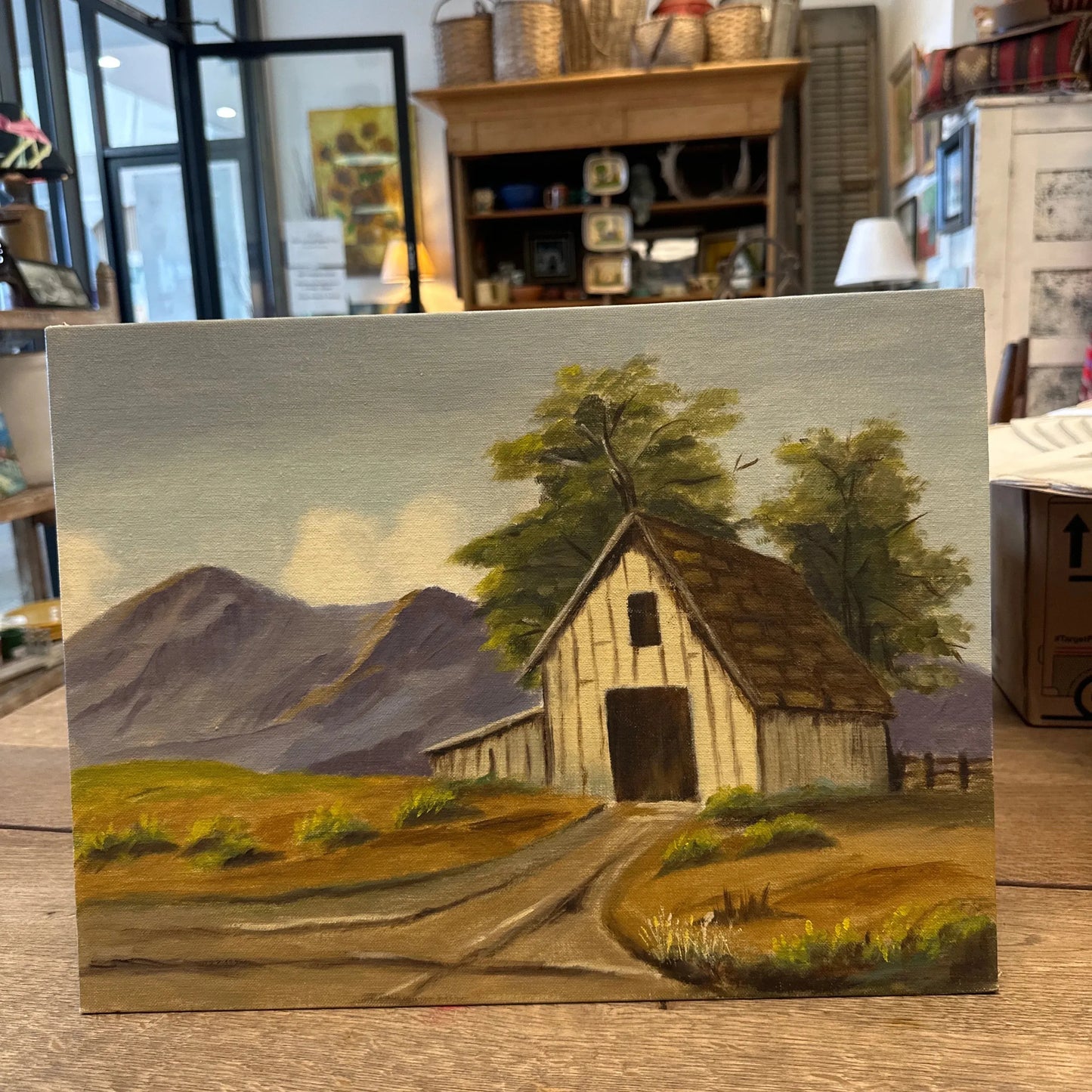 Original art White House mountains 12x16 - Blue Springs Home