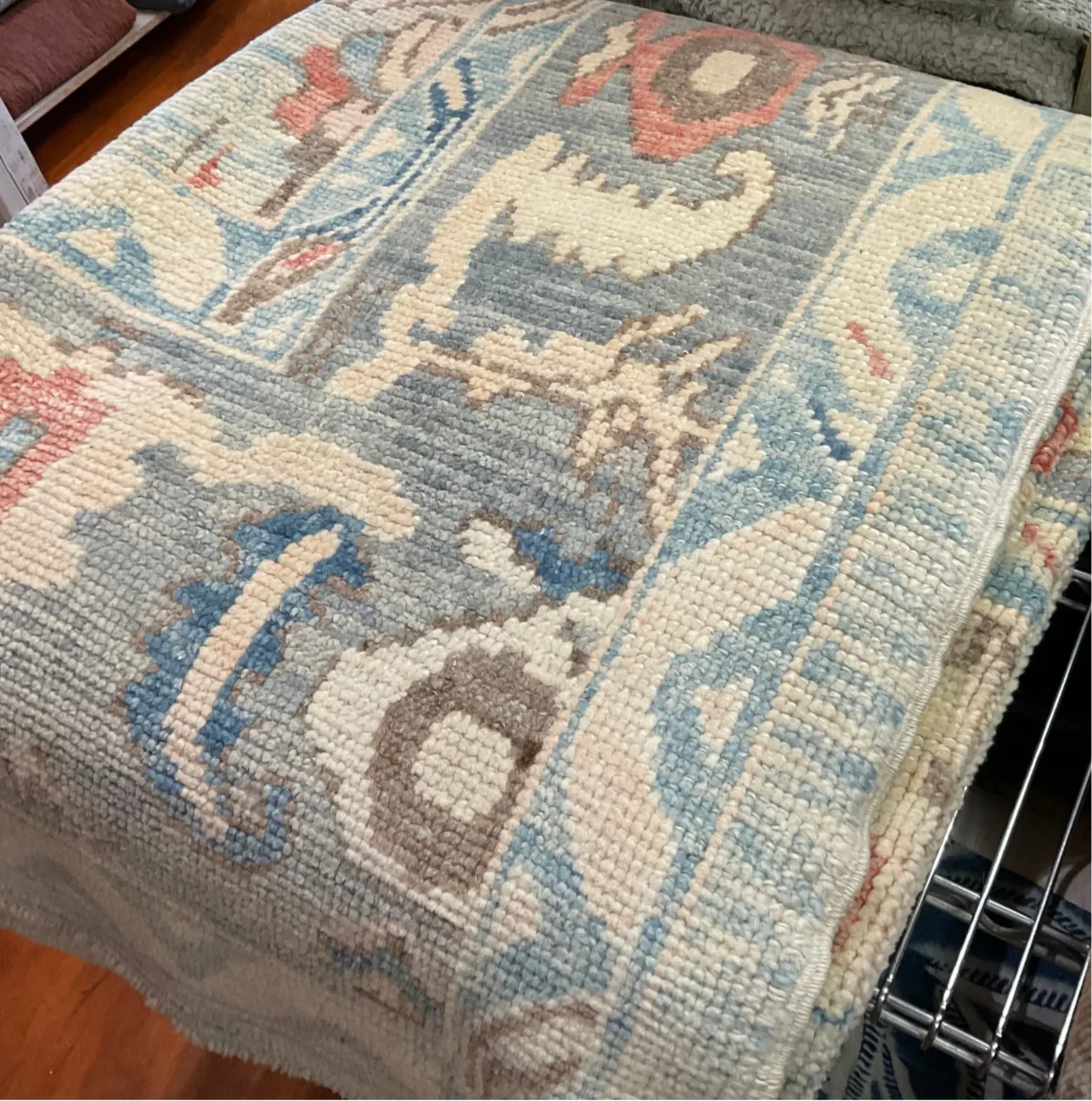 New Oushak Rug 8x11.5