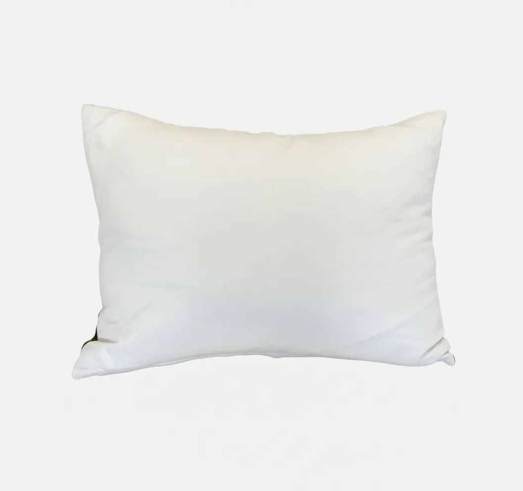 Wool Plaid Pillow Green Red 26x20