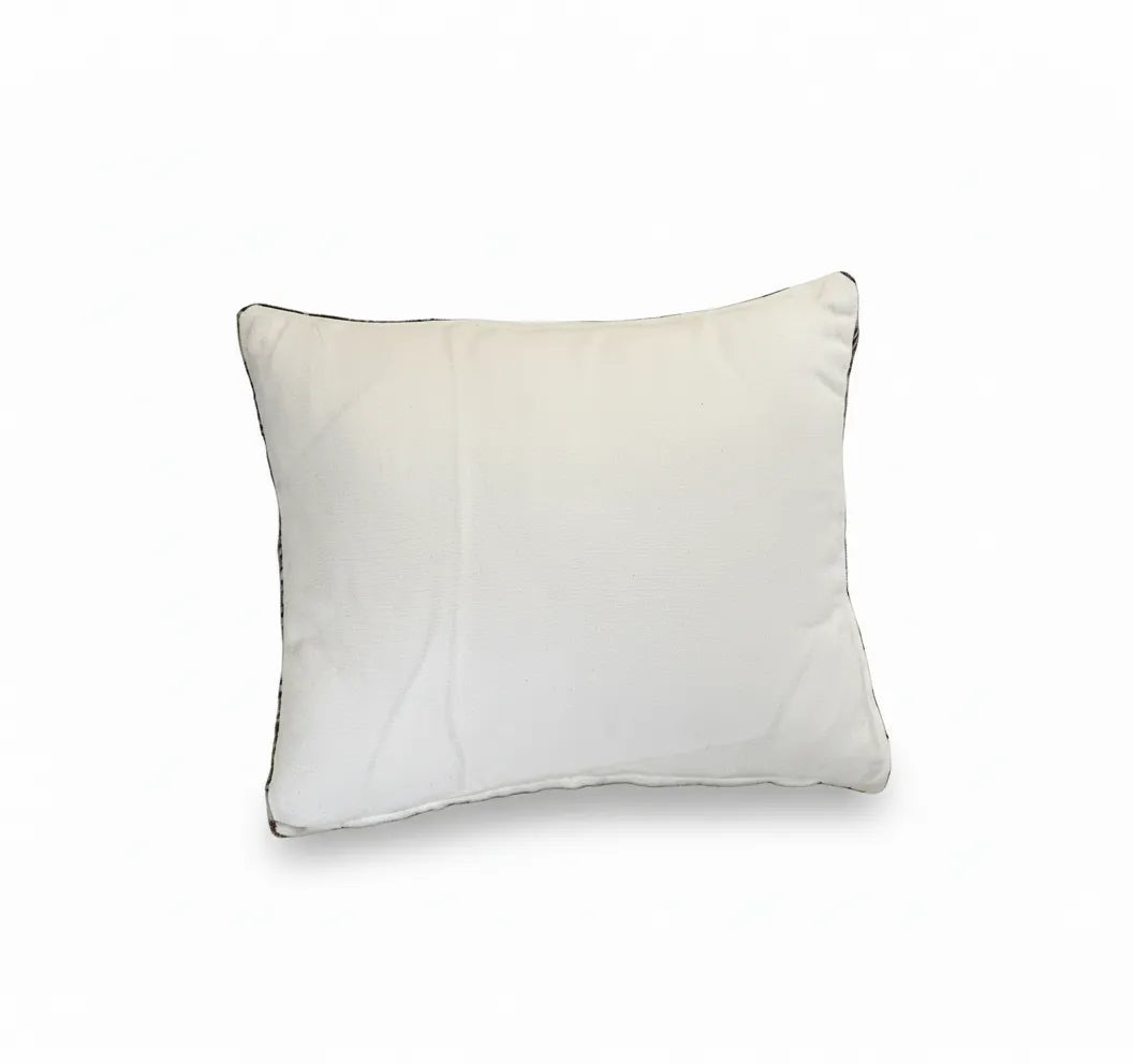 Wool Plaid Pillow Green Red 12x14