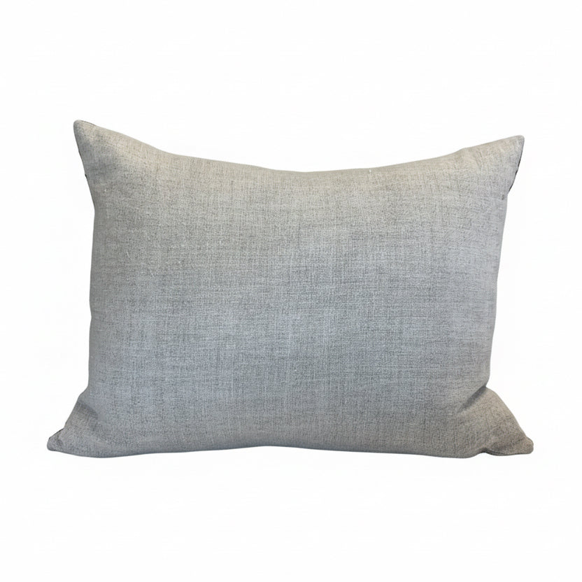 Vintage Indonesian Batik -Deep Brown 18x24