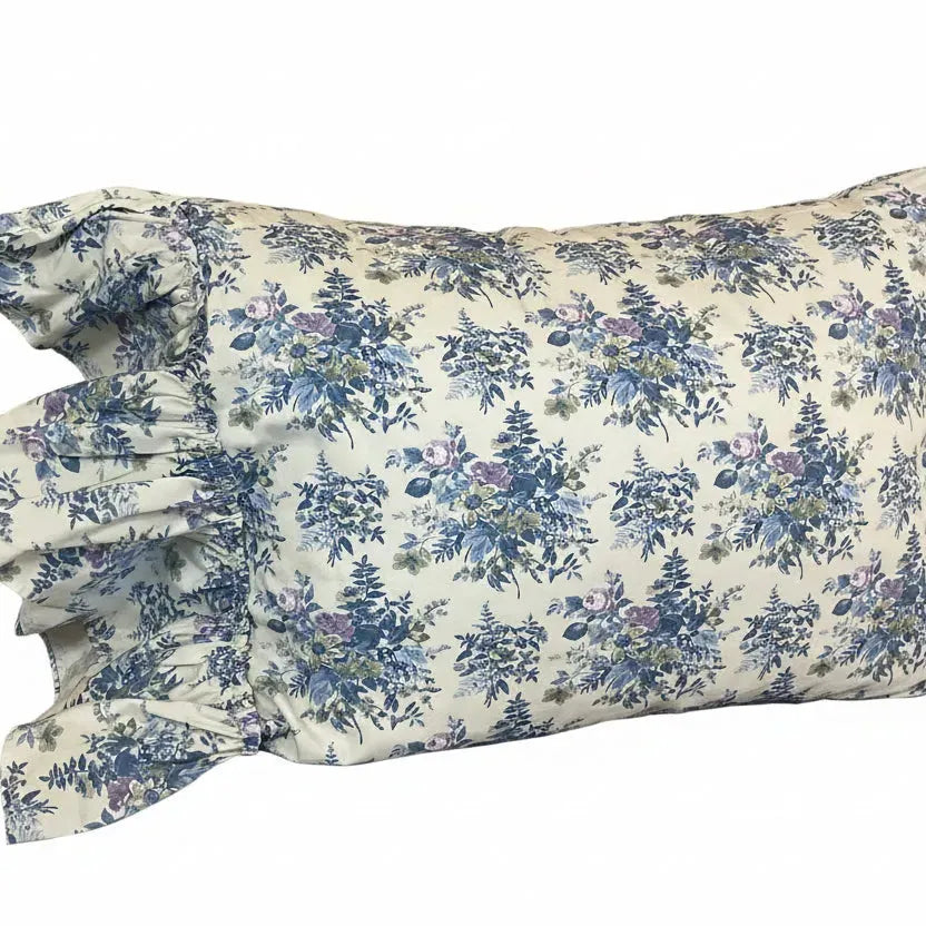 Auberge Bouquet Standard Pillowcase - Blue Springs Home
