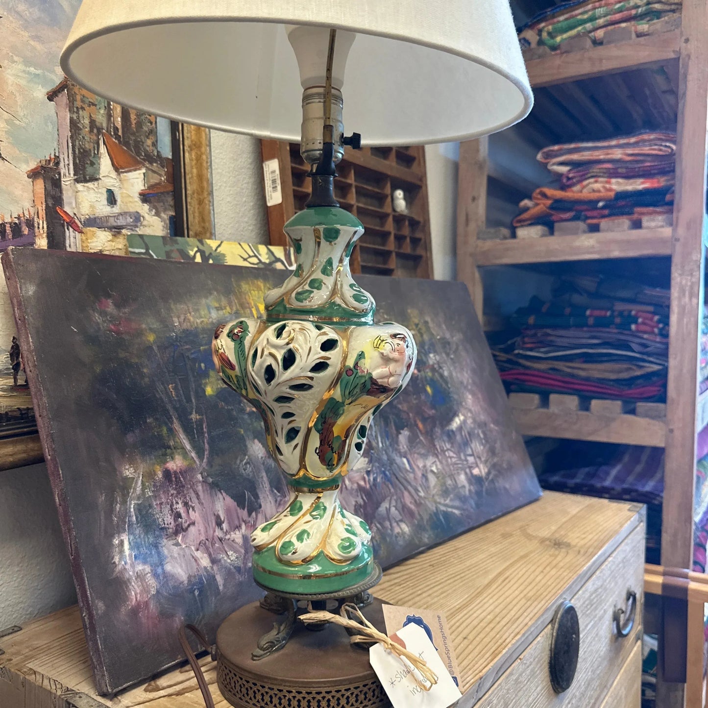 Lamp Italian green