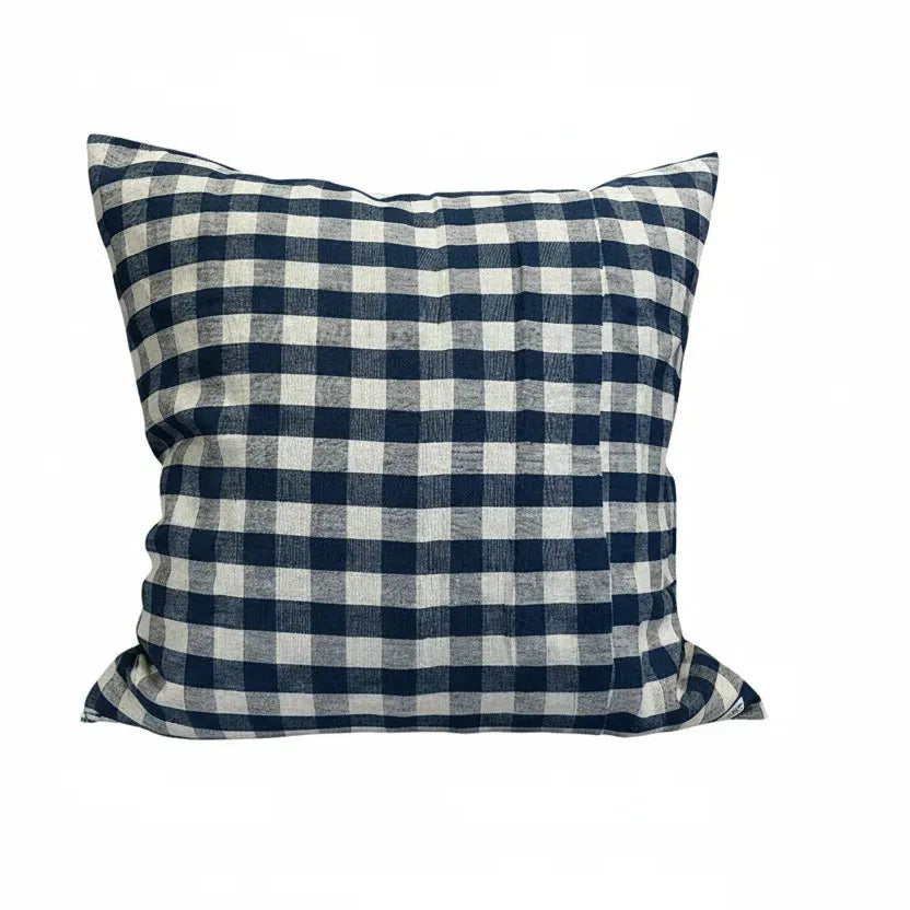 Wales Check Sham Euro - Blue Springs Home