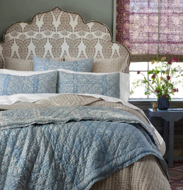 Raisa Slate Chambray Quilt