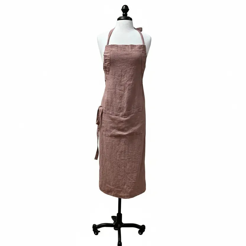 Apron in Heavy Linen - Blue Springs Home