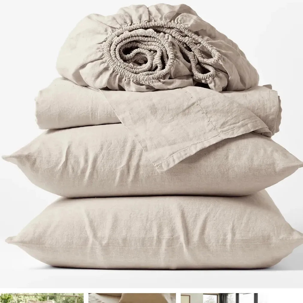 Organic Relaxed Linen Sheet Set CK