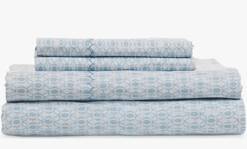 KAMA LT INDIGO SHEET SET