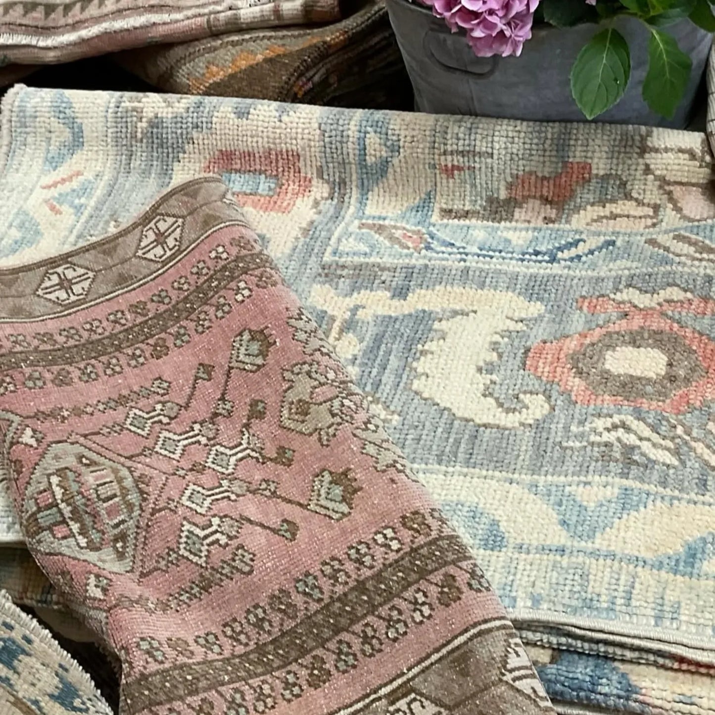 New Oushak Rug 8x11.5