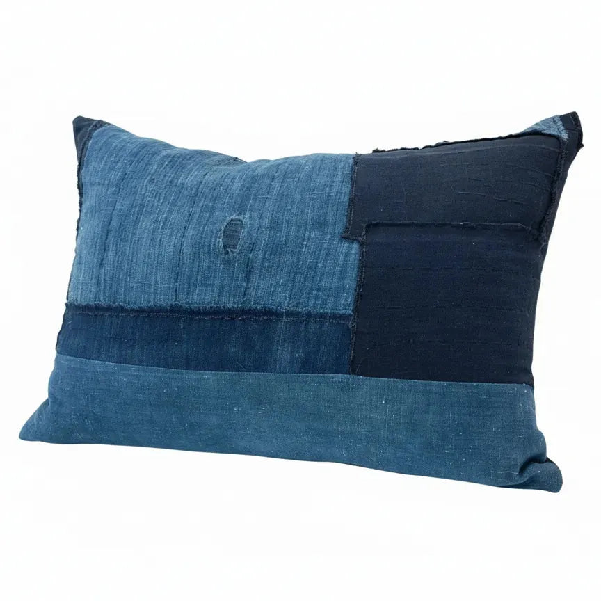 Blue Boro Check 16x22 - Blue Springs Home