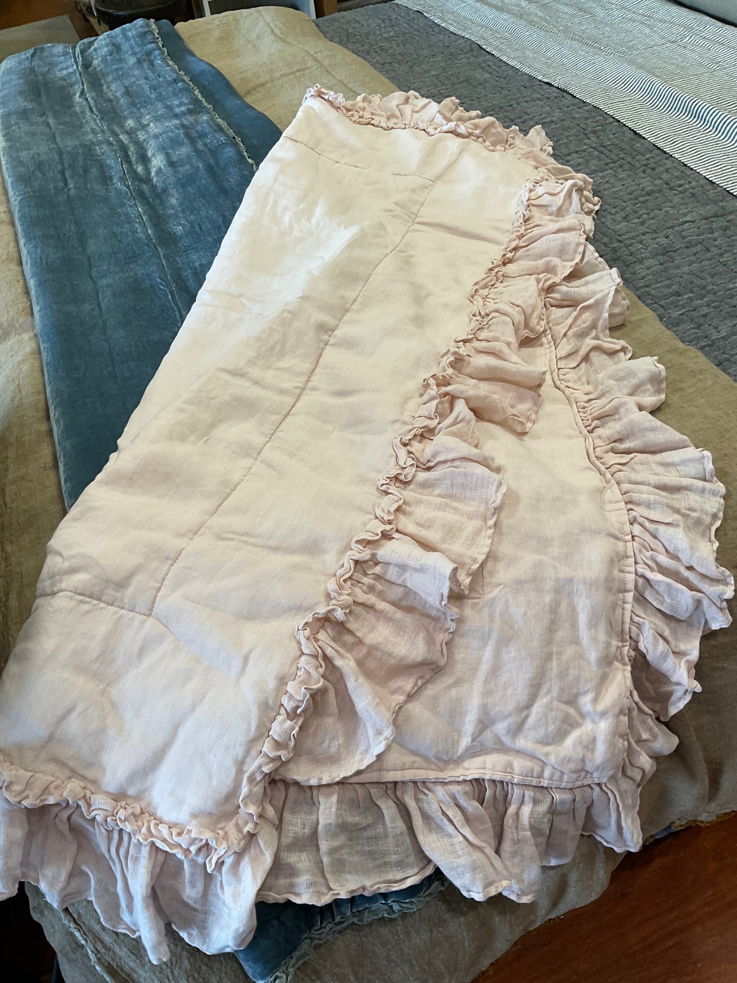 Whisper Linen Baby Blanket