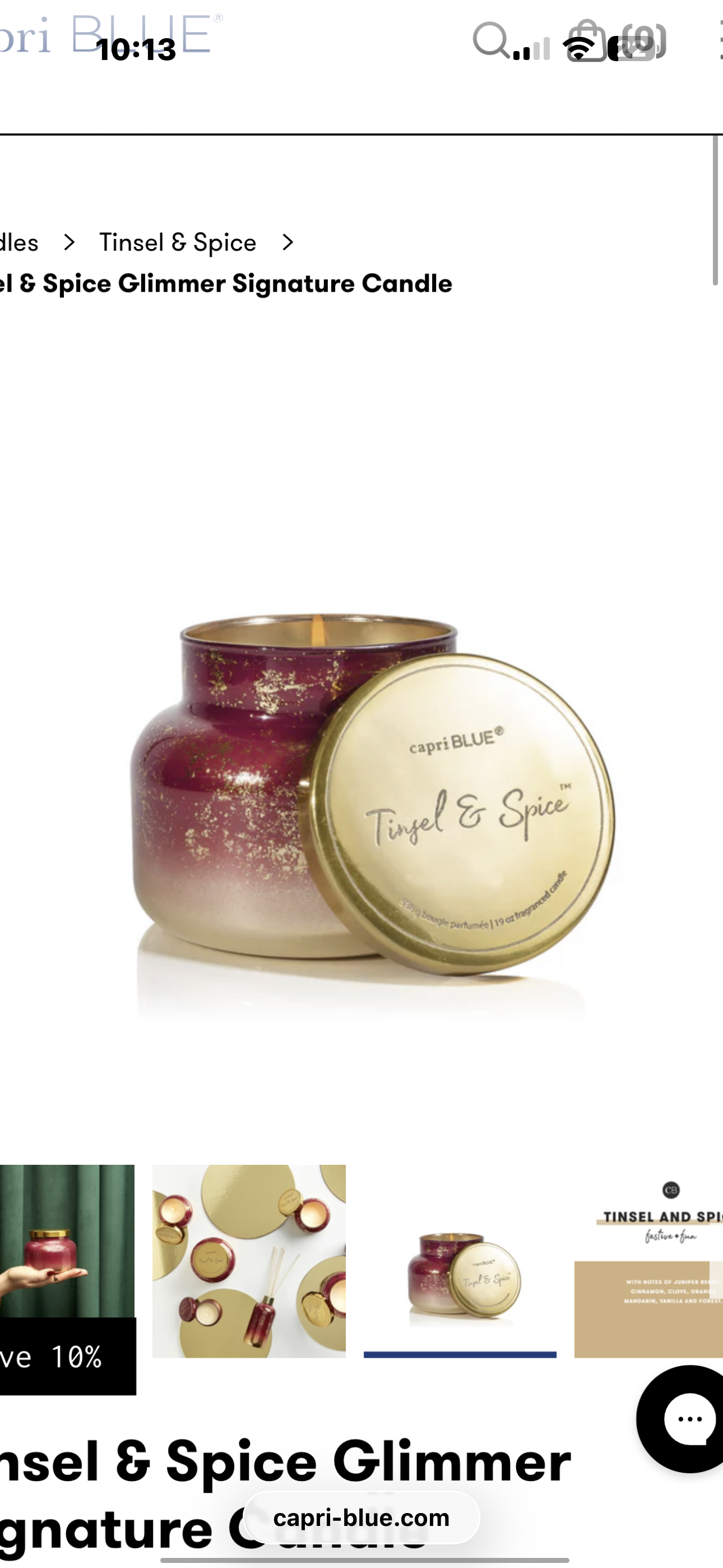 Capri Blue SIGNATURE JAR - HOLIDAY