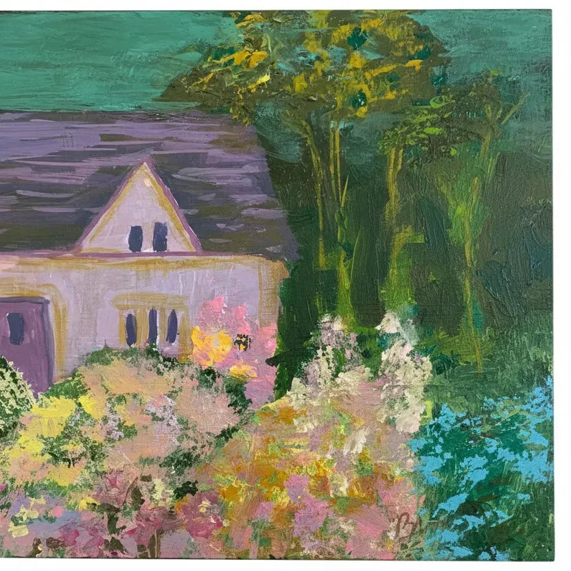 Small Cottage w/ Garden Painting