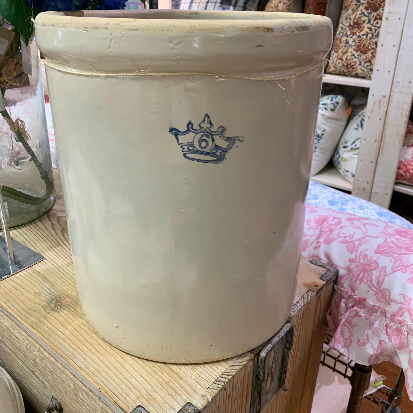Vintage Antique Crock - Blue Springs Home