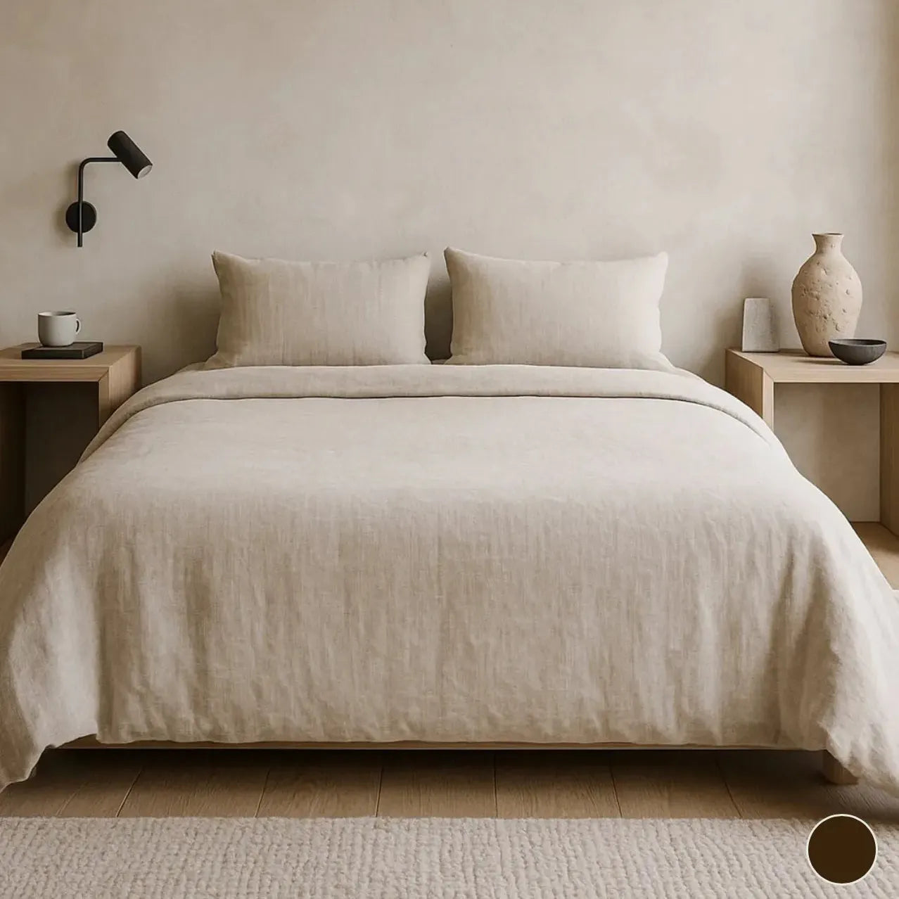 So Soft Linen Duvet Cover - Queen - Blue Springs Home