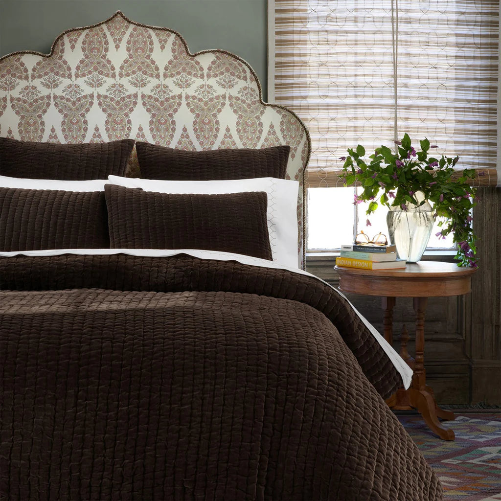 Cotton Velvet Coverlet