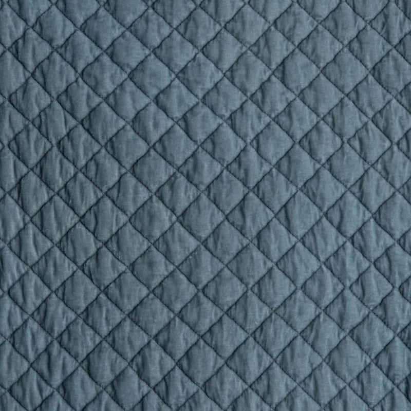 Silk Velvet Quilted Lumbar Pillow - Blue Springs Home
