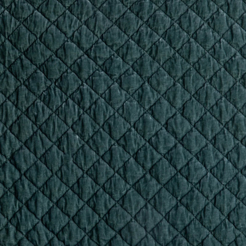 Silk Velvet Quilted Lumbar Pillow - Blue Springs Home