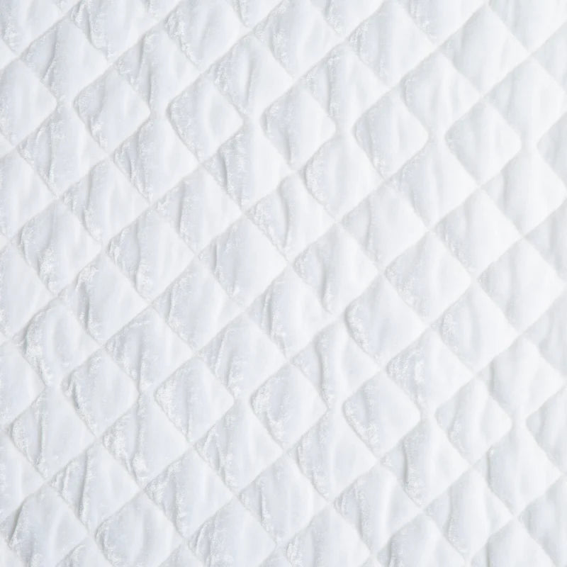 Silk Velvet Quilted Lumbar Pillow - Blue Springs Home