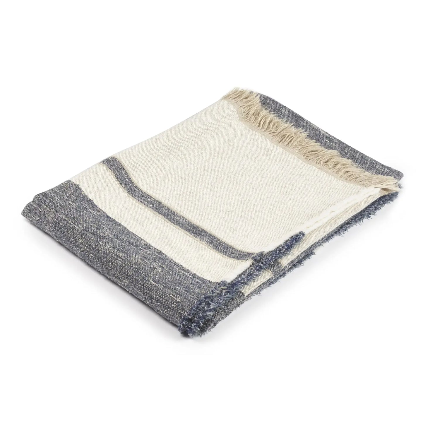 North Sea Stripe Throw Blanket - Blue Springs Home