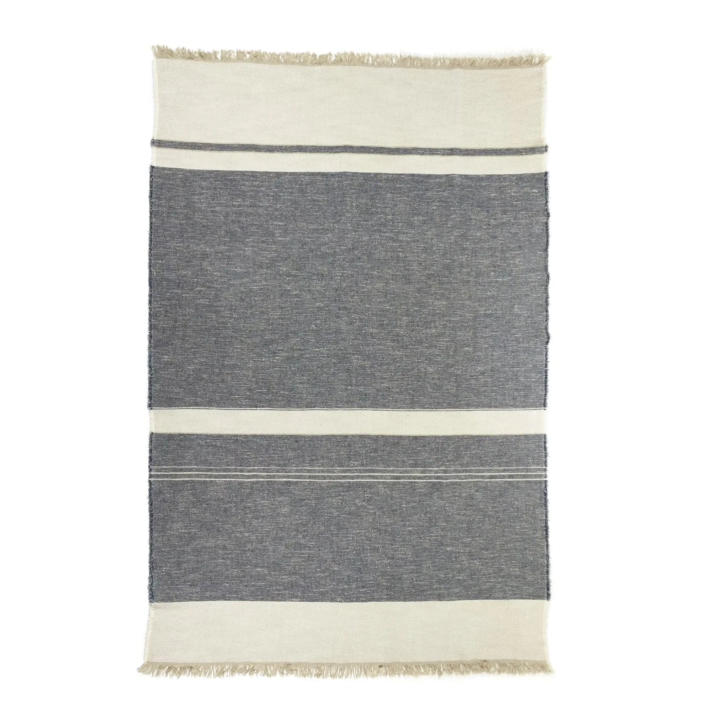 North Sea Stripe Throw Blanket - Blue Springs Home