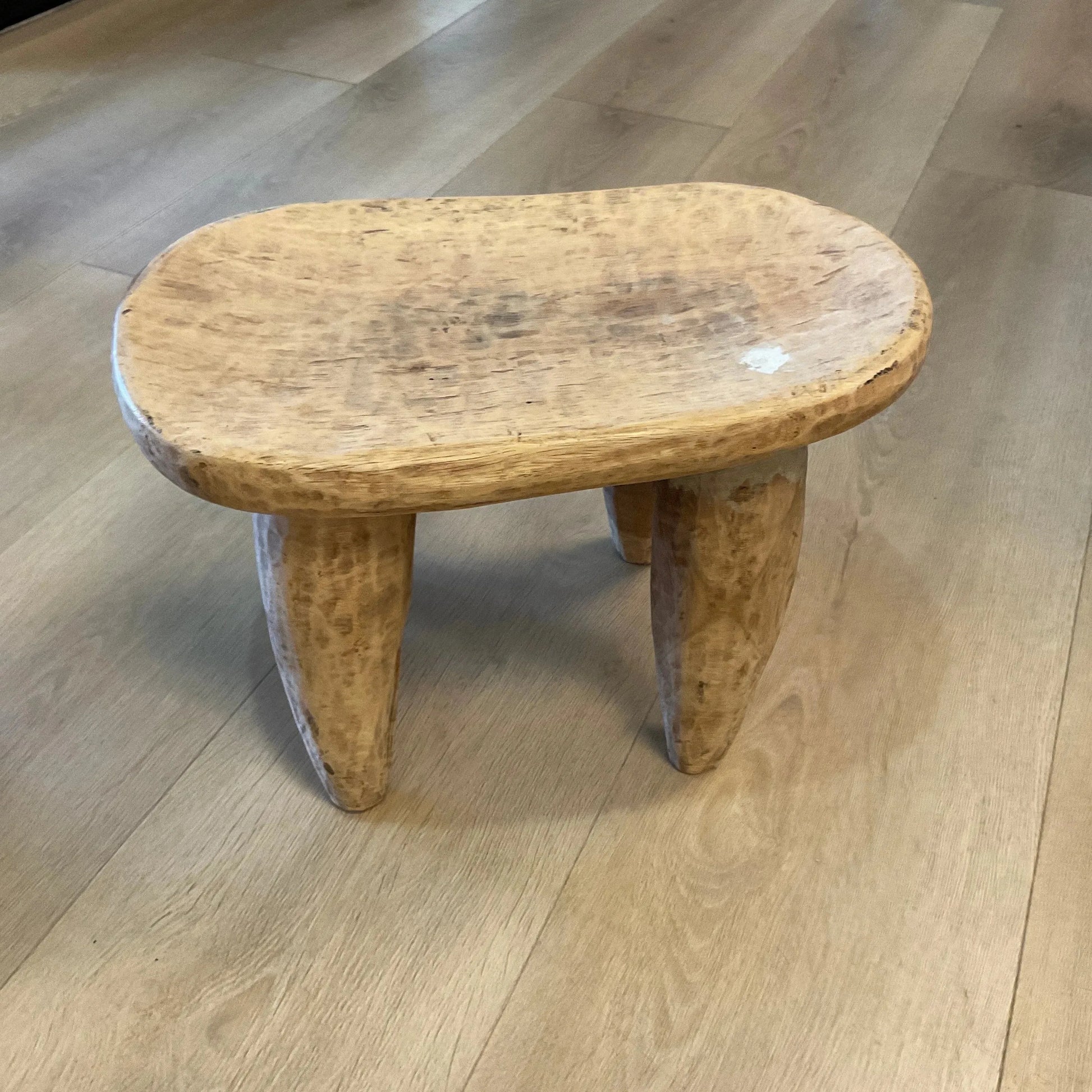WOODEN STOOL AFRICA - Blue Springs Home