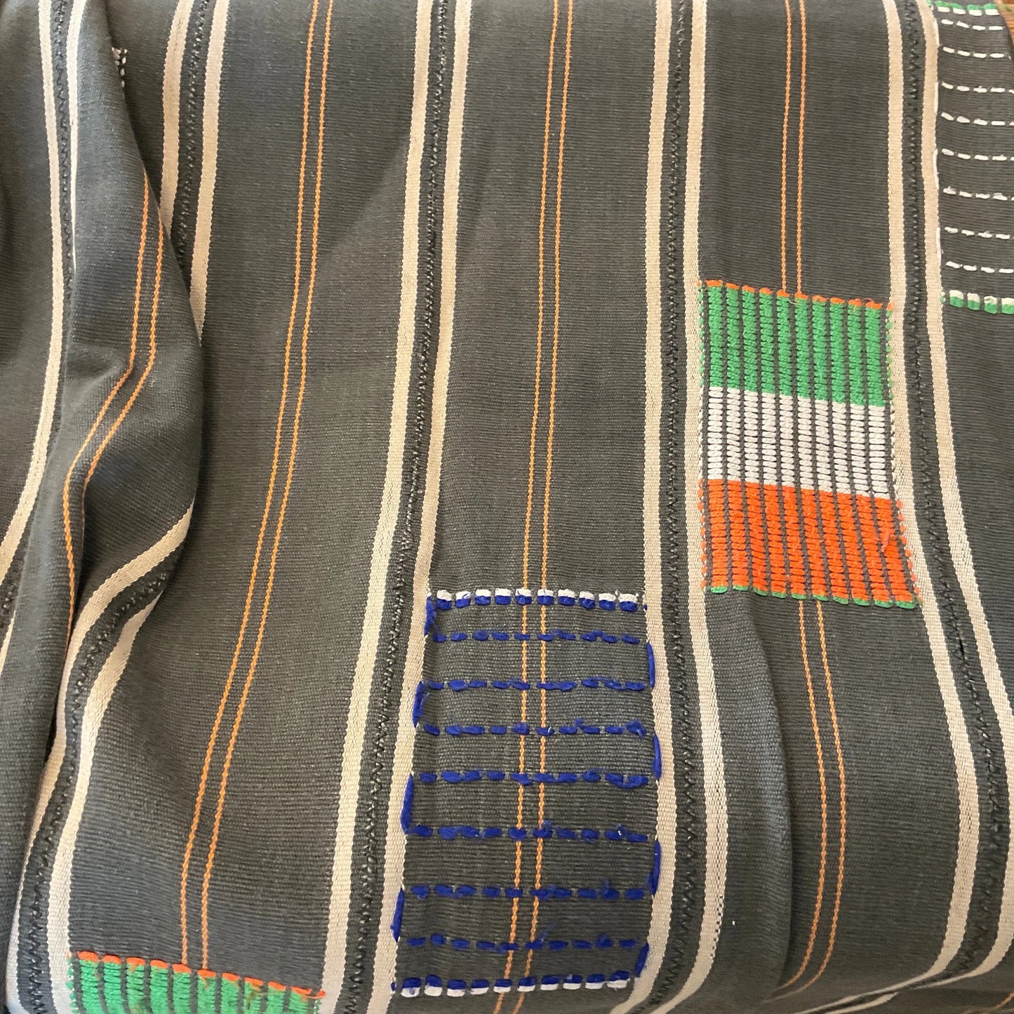 Brown Boule Vintage Fabric - Blue Springs Home