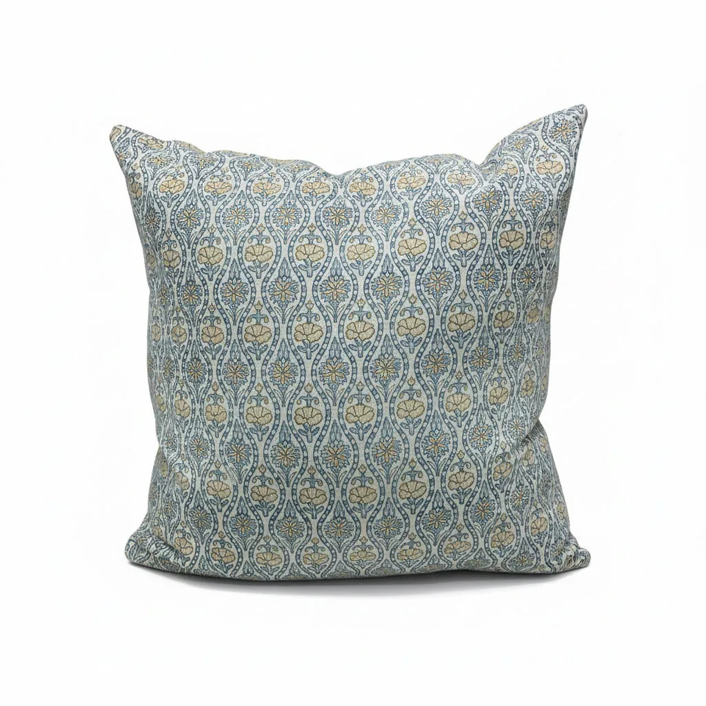 BLOCK KESUMA PILLOW COVER - Blue Springs Home