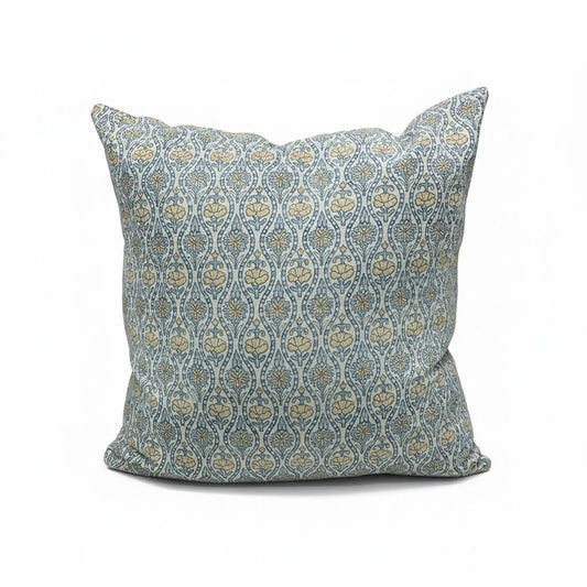 BLOCK KESUMA PILLOW COVER - Blue Springs Home