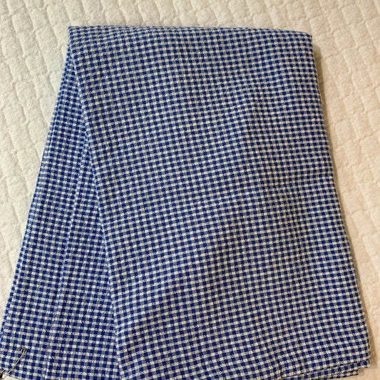 SEERSUCKER GINGHAM SHAM ST - Blue Springs Home
