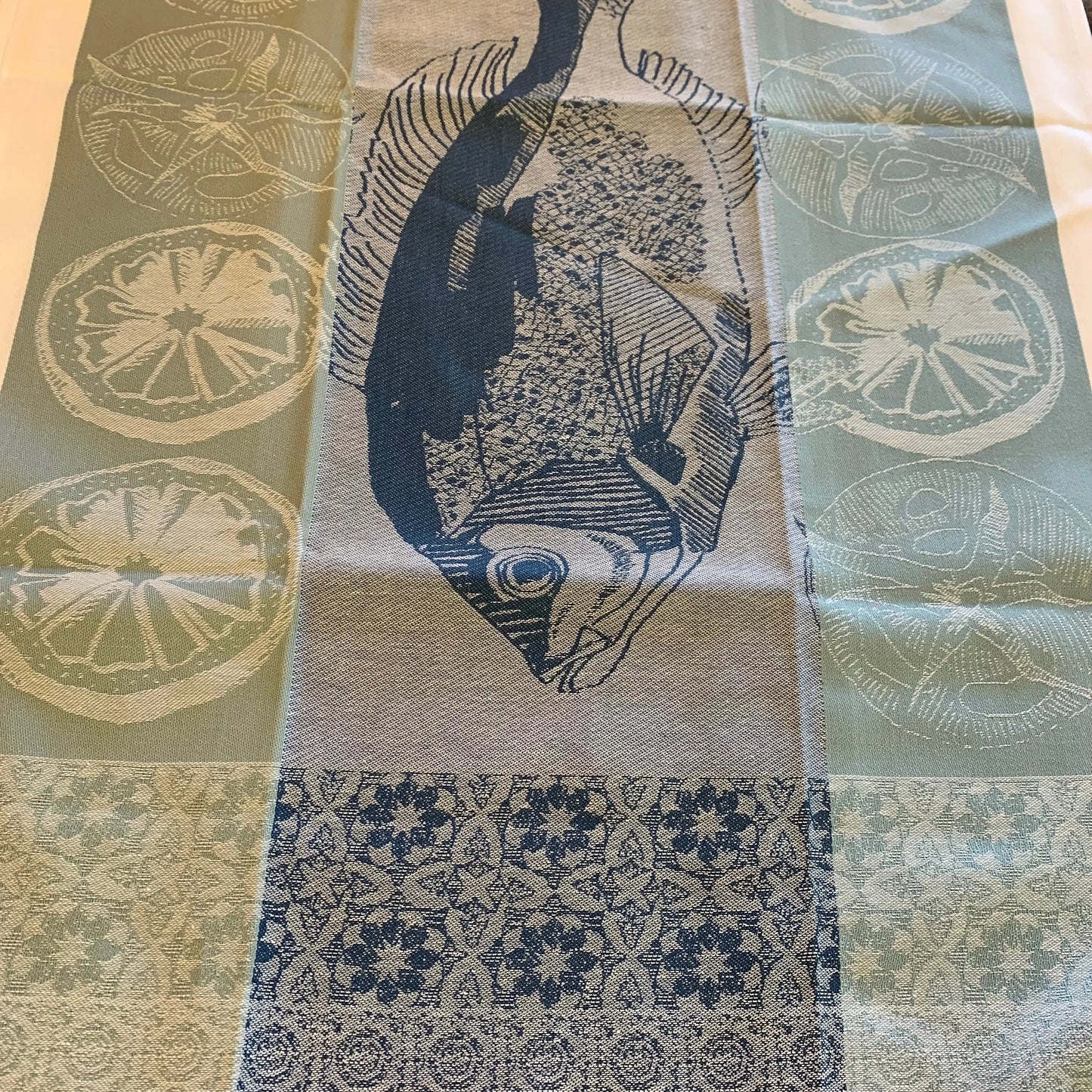 Jacquard Kitchen Tea Towel - Blue Springs Home