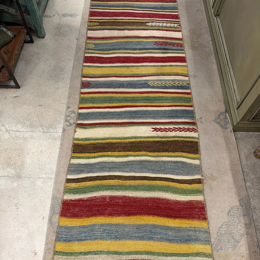 #8 Vtg Kilm Runner 2'3"x8'" - Blue Springs Home