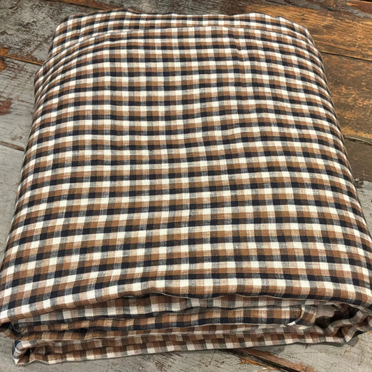 HERTFORD PLAID DUVET W/CORDING - Blue Springs Home