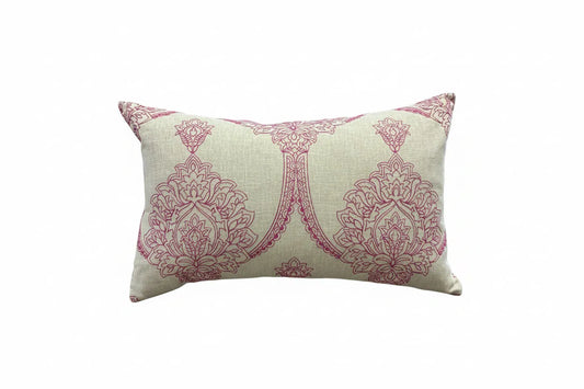 Linen w/ Pink Embroidery