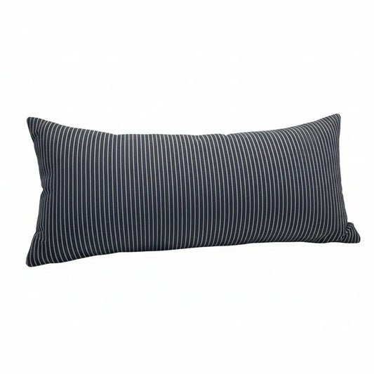 Vintage Japanese Bolster Indigo Pinstripe - Blue Springs Home