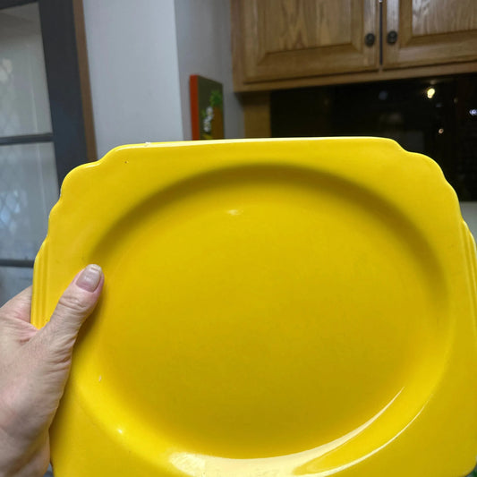 Vintage Yellow Riviera Platter