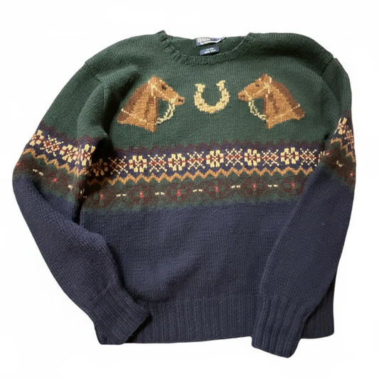 1980's Ralph Lauren Horse Sweater