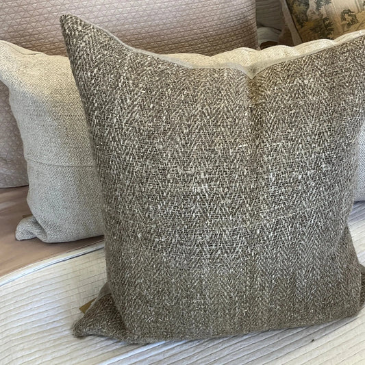 Antique Heavy European Hemp Pillow - Blue Springs Home