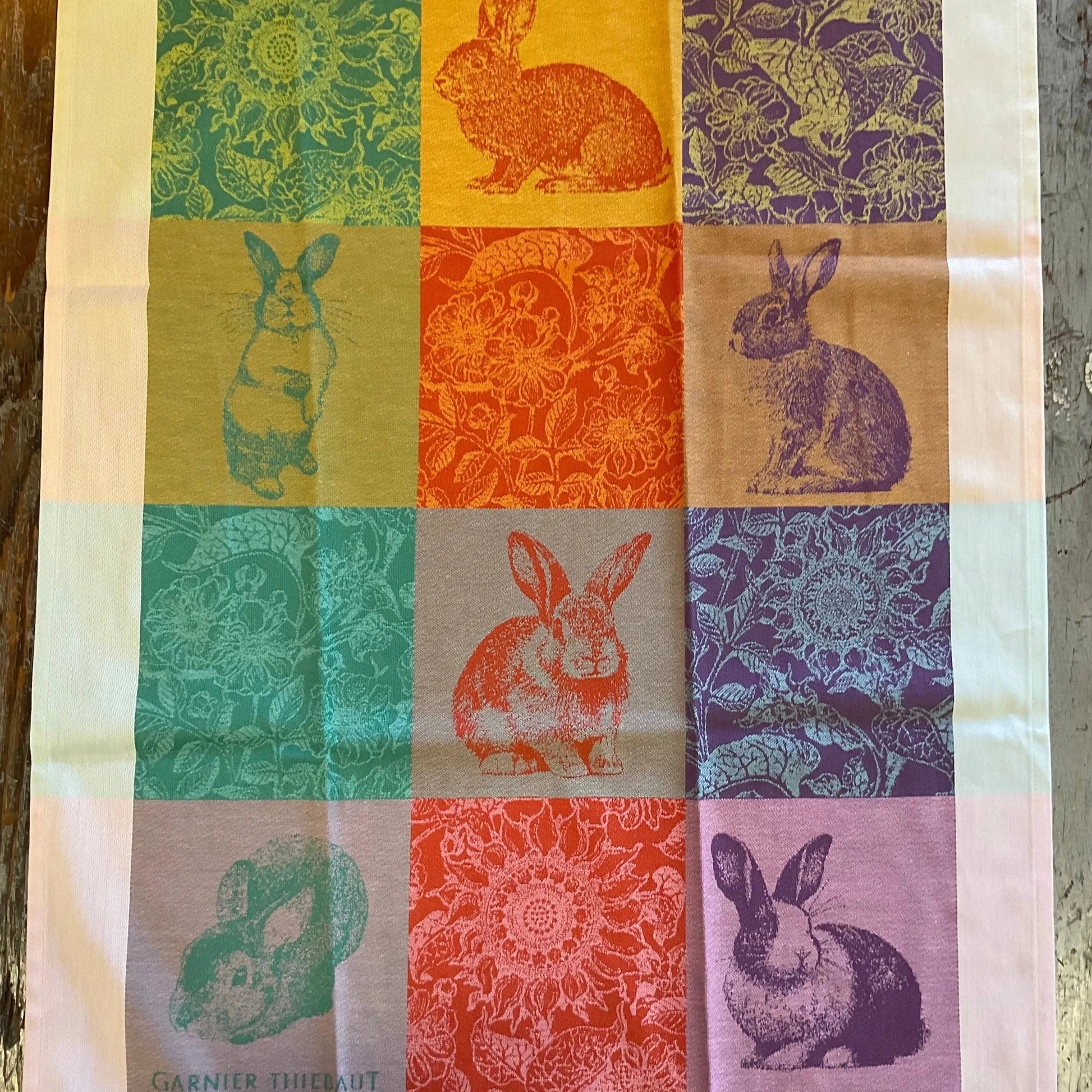 Jacquard Kitchen Tea Towel - Blue Springs Home