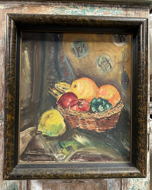 Vintage Still Life Fruit w/ frame 14x16