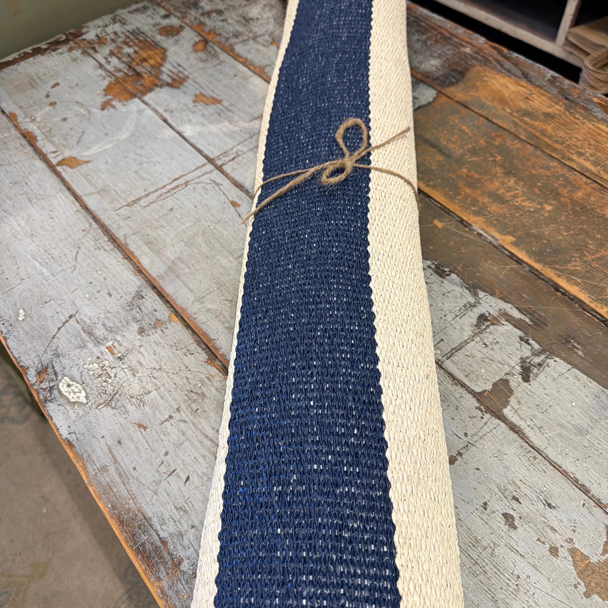Lina 4" Stripe Rug Runner 8' - Blue Springs Home
